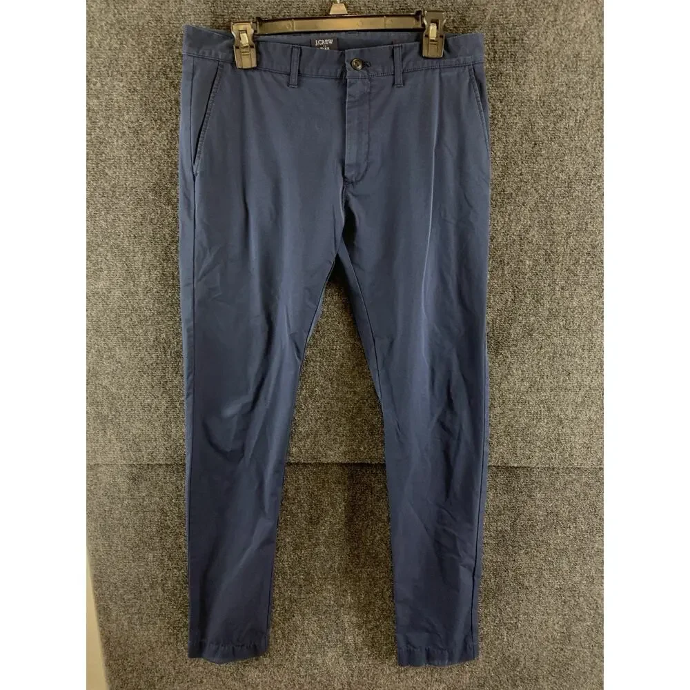 J.Crew Pants Slim Fit Flex Chino Casual Preppy Blue Size 32x34